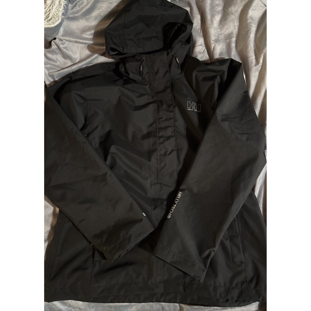 Helly Hansen Helly Tech Black Rain Jacket Size XL